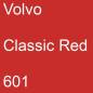 Preview: Volvo, Classic Red, 601.